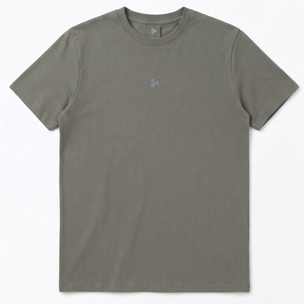 Remera Pez Blanco Basics Verde